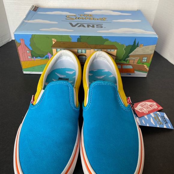 The Simpsons Vans slip-on for man size 10.5